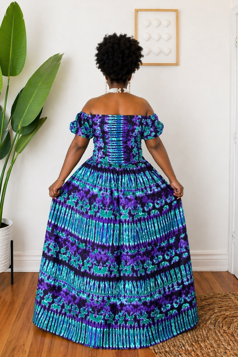 Sadey Ankara Dress