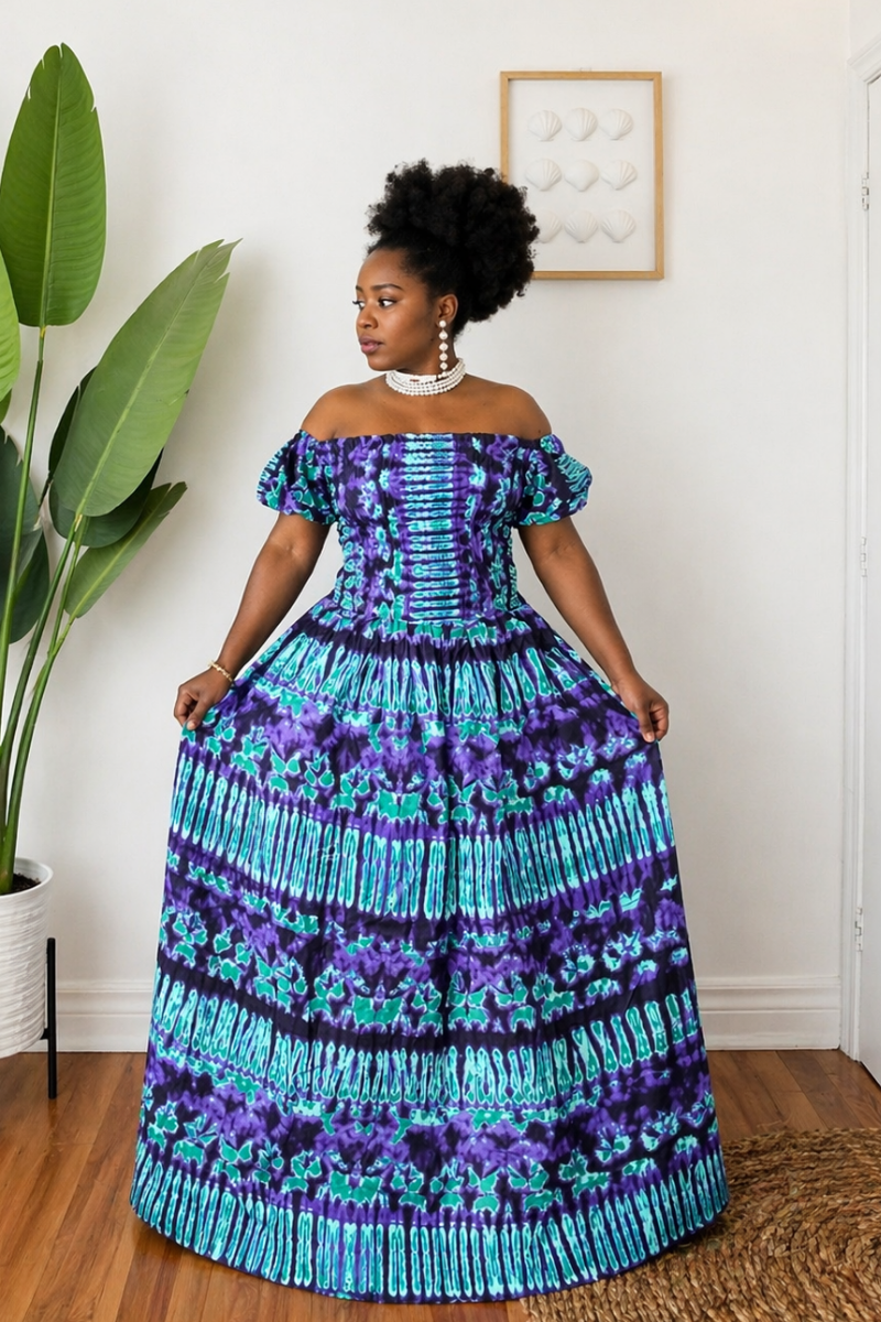 Sadey Ankara Dress