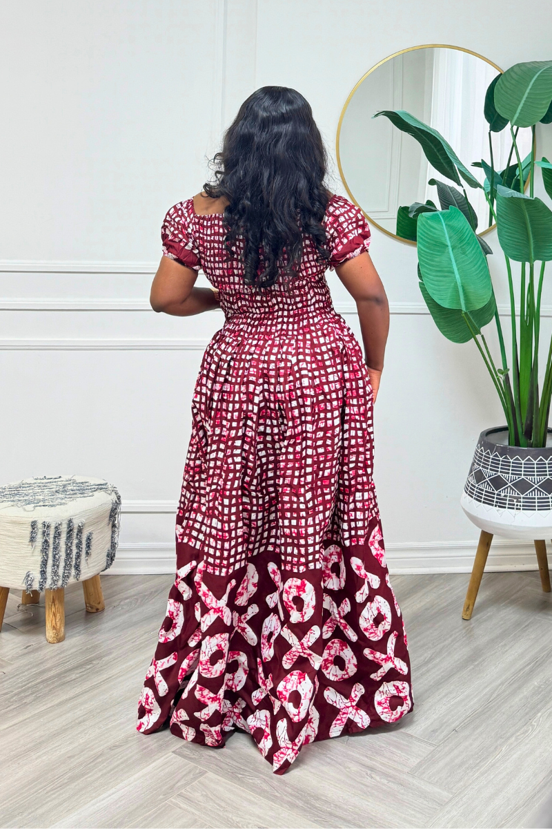 Jessy Ankara Dress