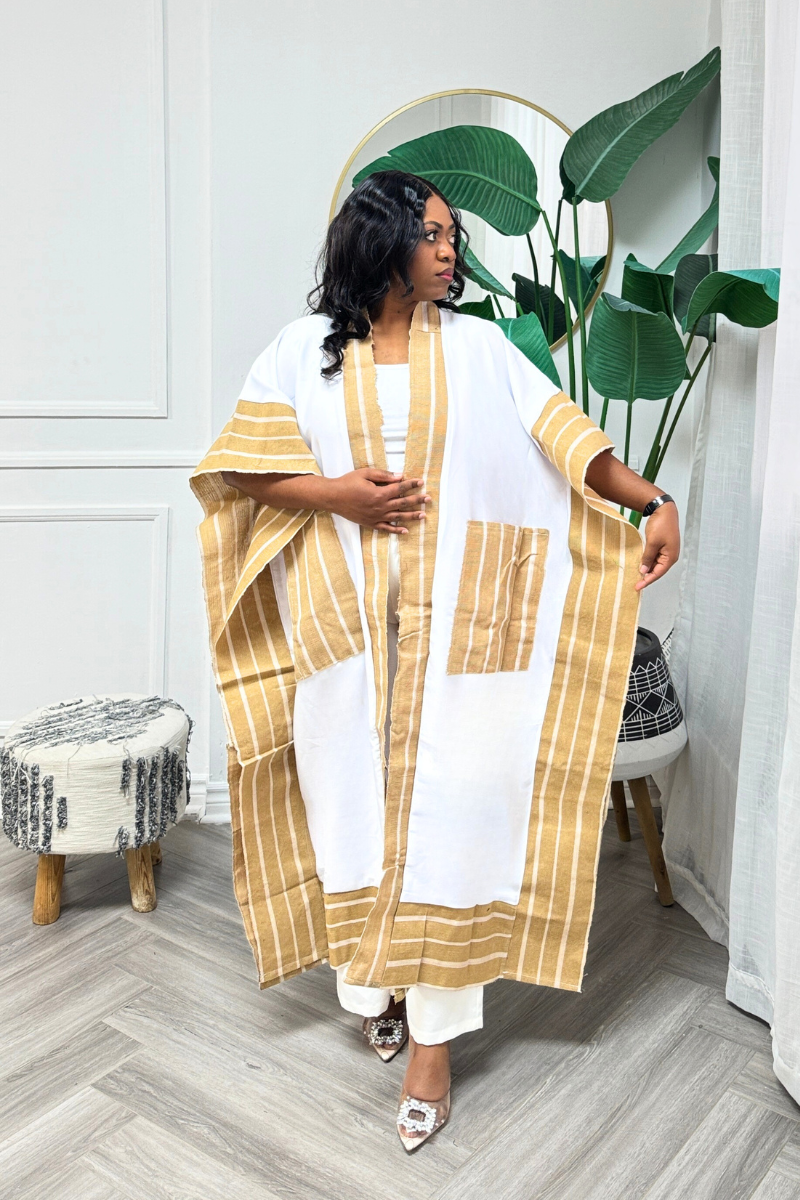 Makasi Kimono Jacket - White New