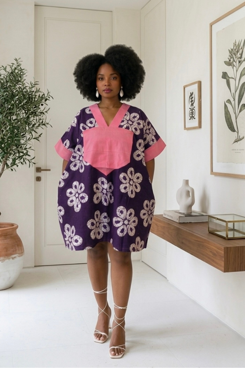 Aura Mini Boubou (Violet)