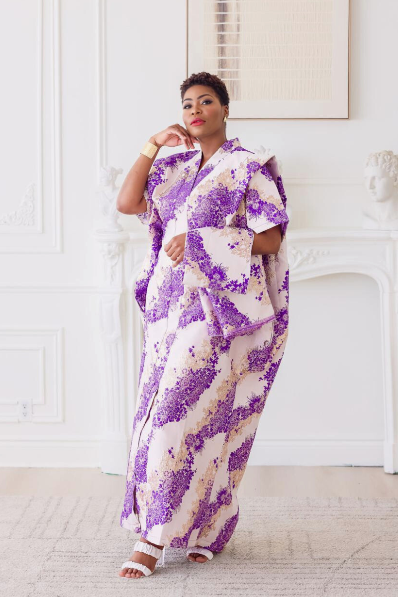 Royalty Luxury Boubou - Purple