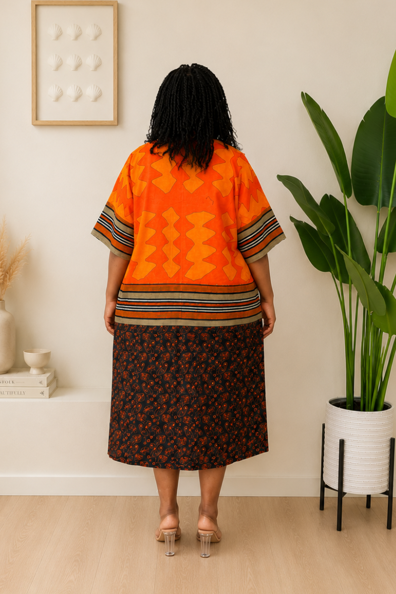 Afiya Ankara Boubou (100% COTTON ANKARA)
