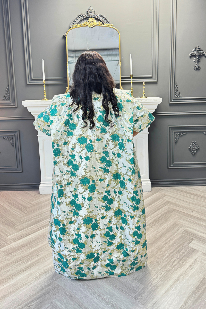 Emerald Embroidered Boubou