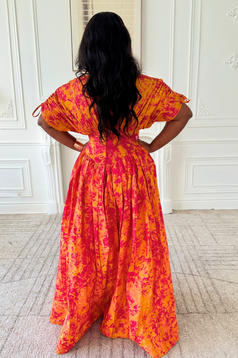 Lucy Adire Dress