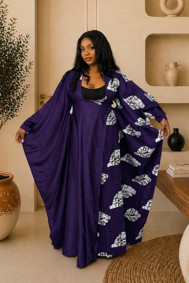 Harmony Cross Boubou (Blue)