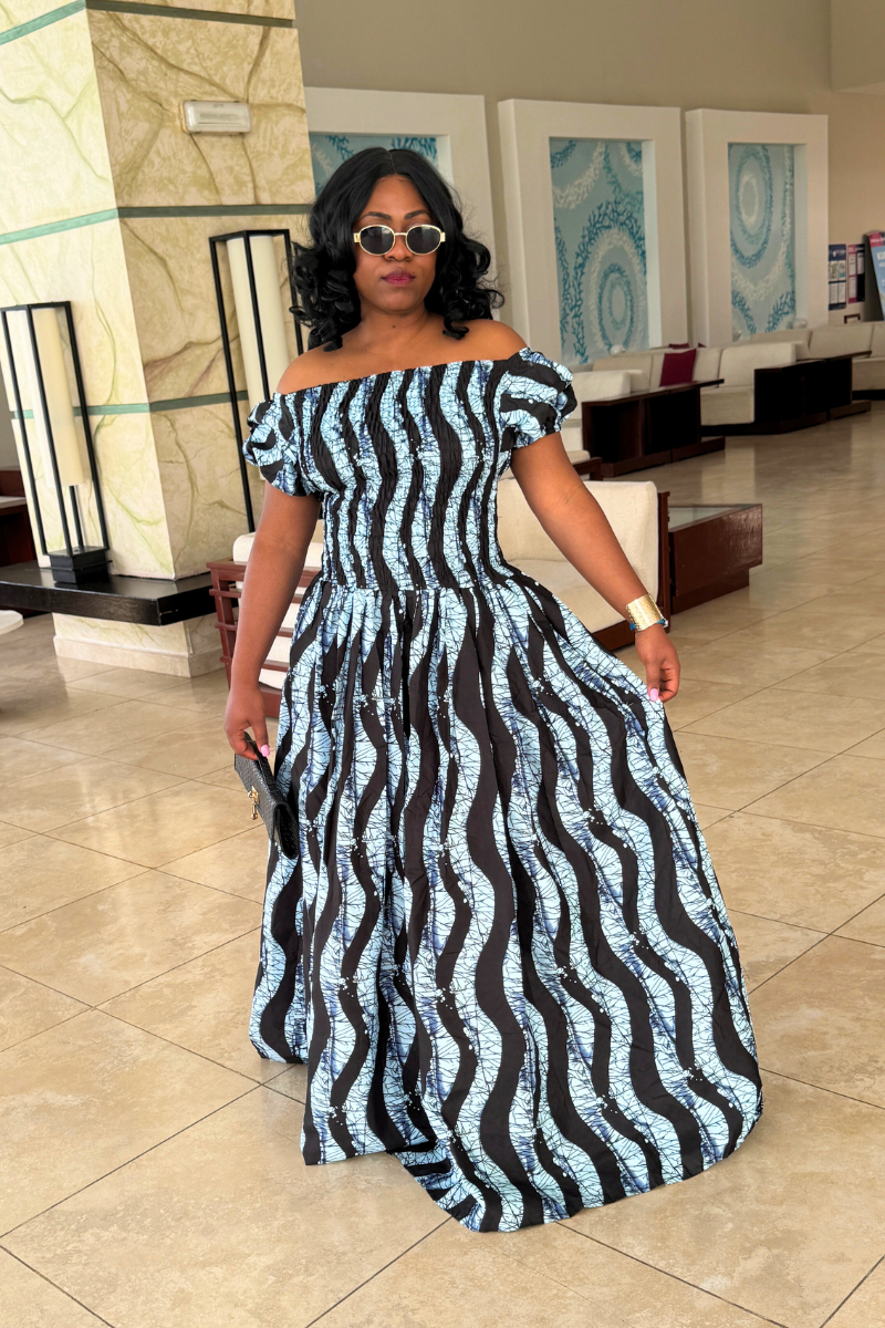 Sasha Ankara Dress