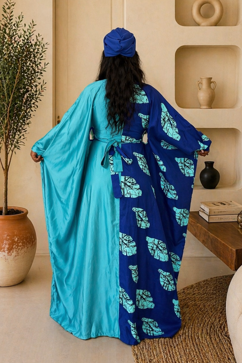 Harmony Cross Boubou (Turquoise)
