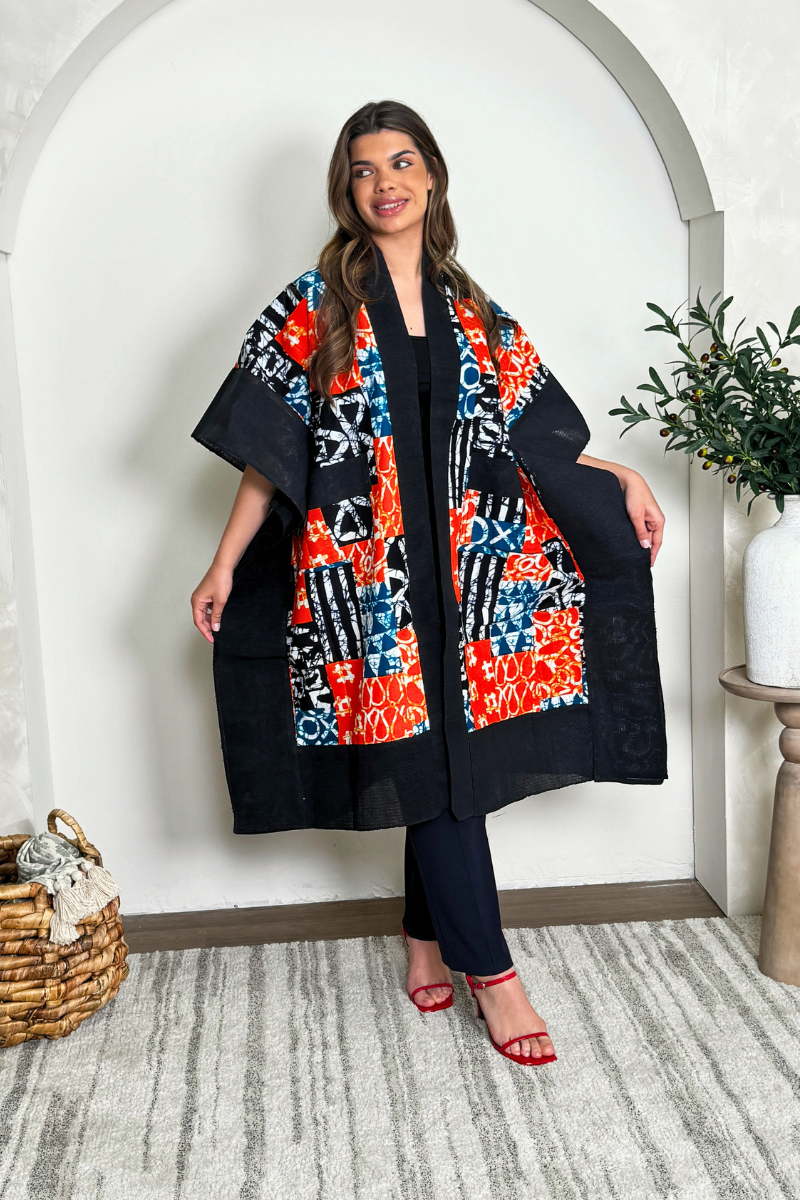 Makasi Kimono Jacket - Black