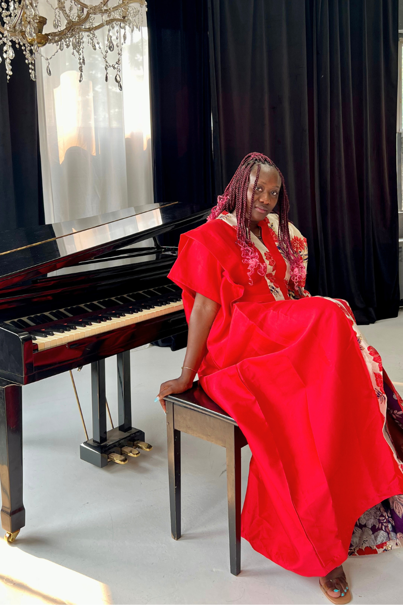 Double Ton Red Boubou