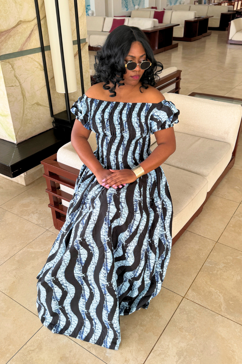 Sasha Ankara Dress