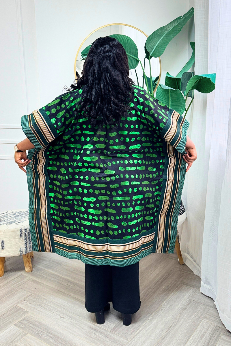 Makasi Kimono Jacket - Green
