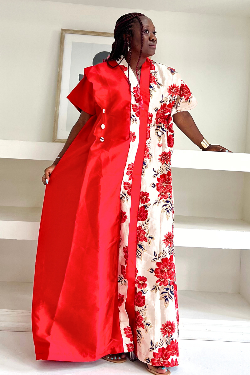 Double Ton Red Boubou