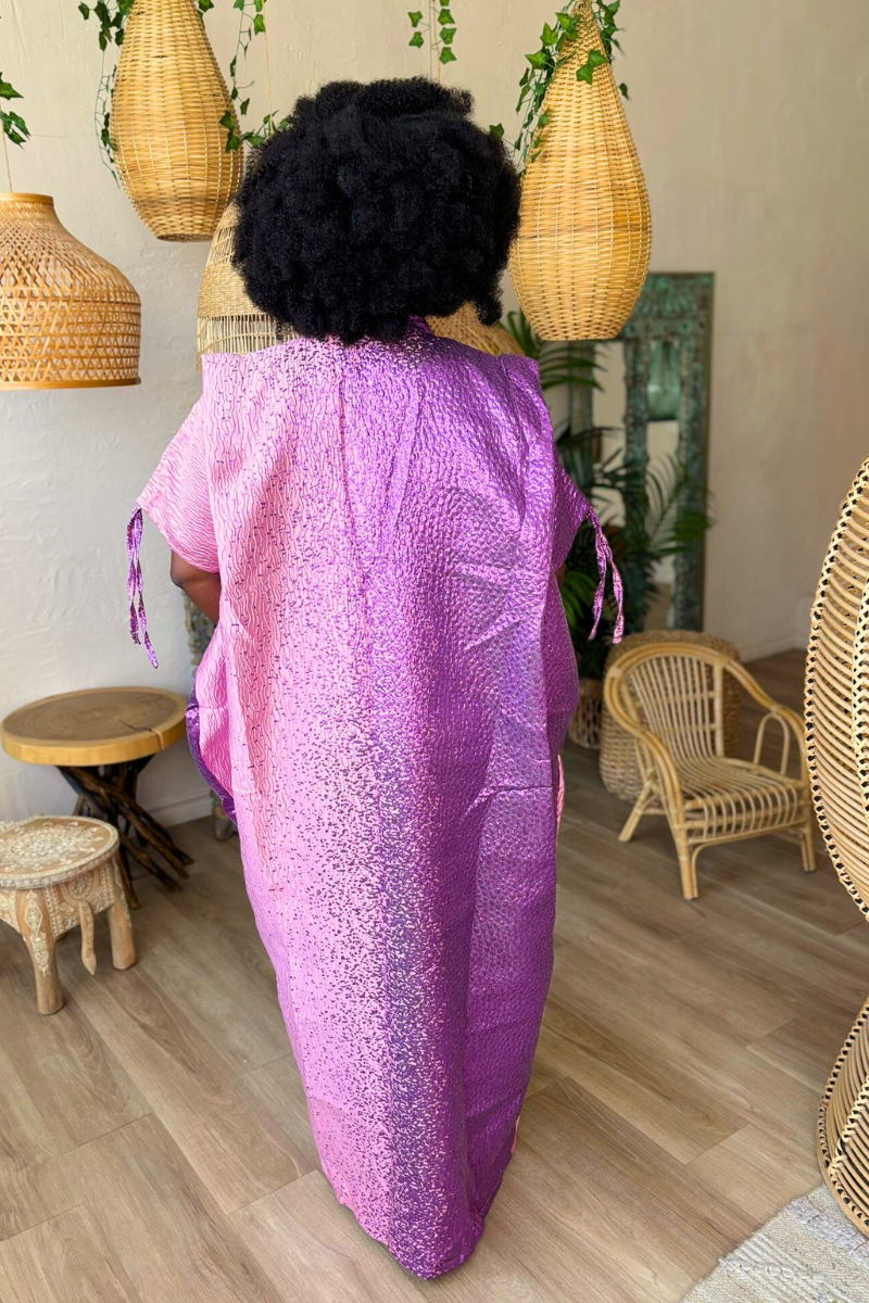 Royalty Luxury Boubou - Mix Pink and Purple