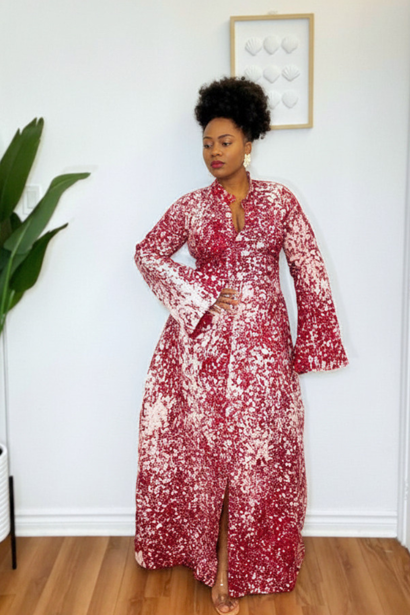 Rita Adire Dress