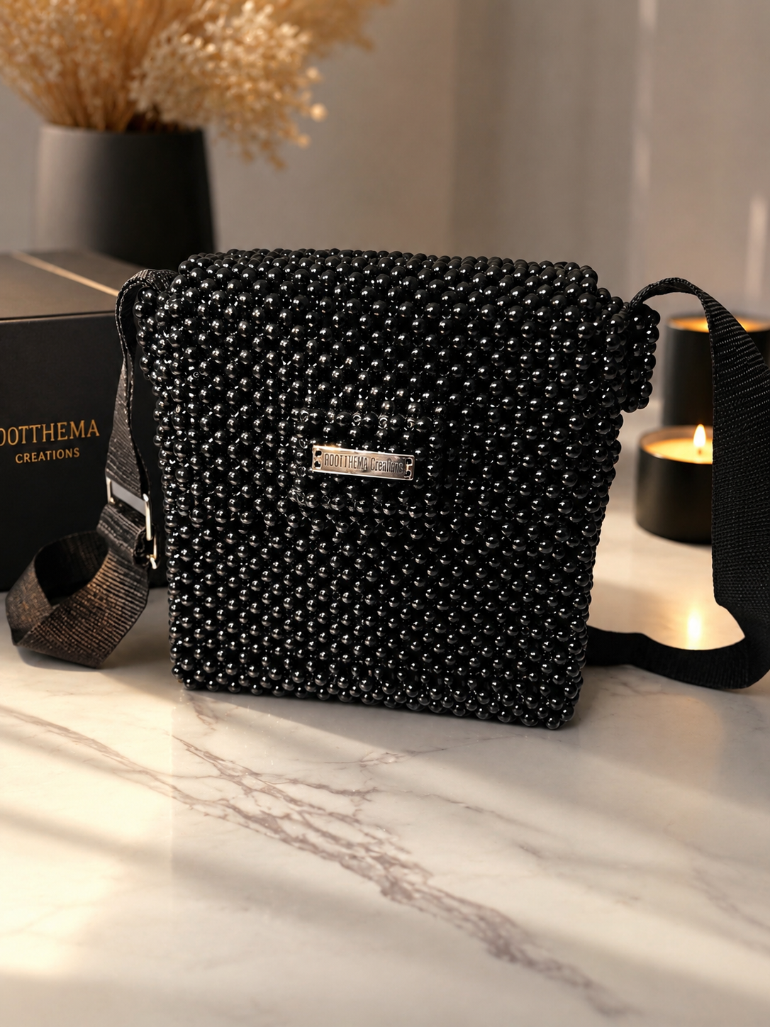 Sac perlé Perle Noire