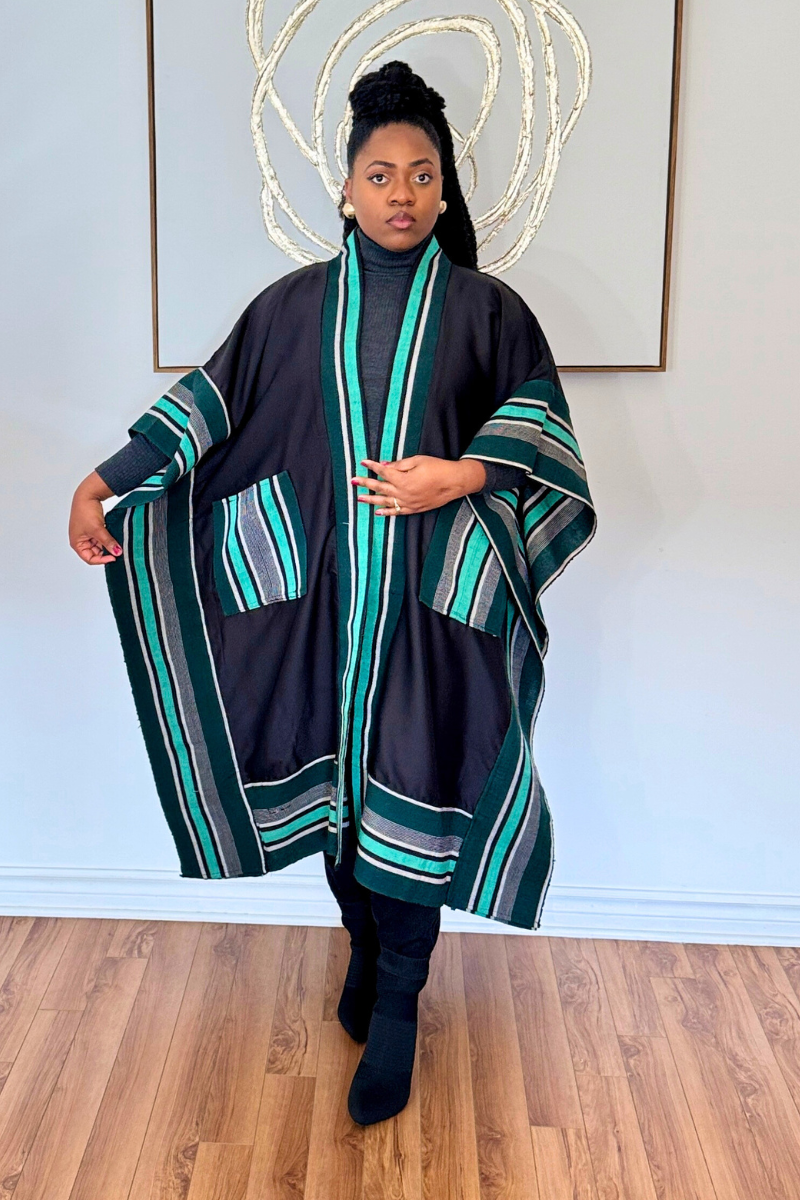 Makasi Kimono Jacket - Black