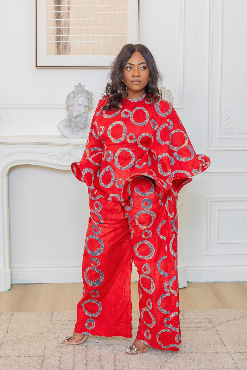 2 pieces Adire Set