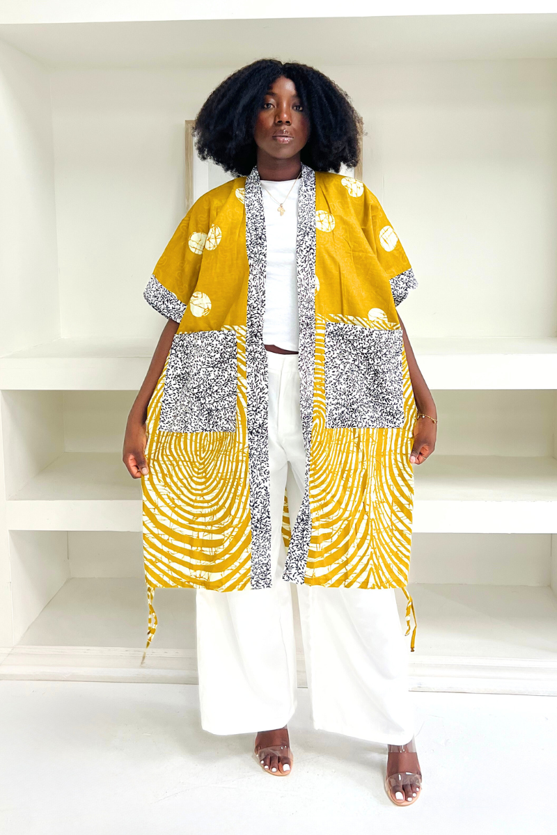 Yellow Kimono Ankara