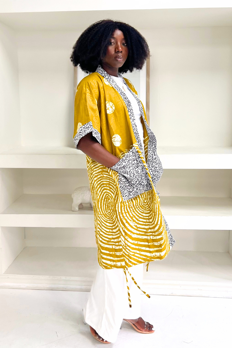 Yellow Kimono Ankara