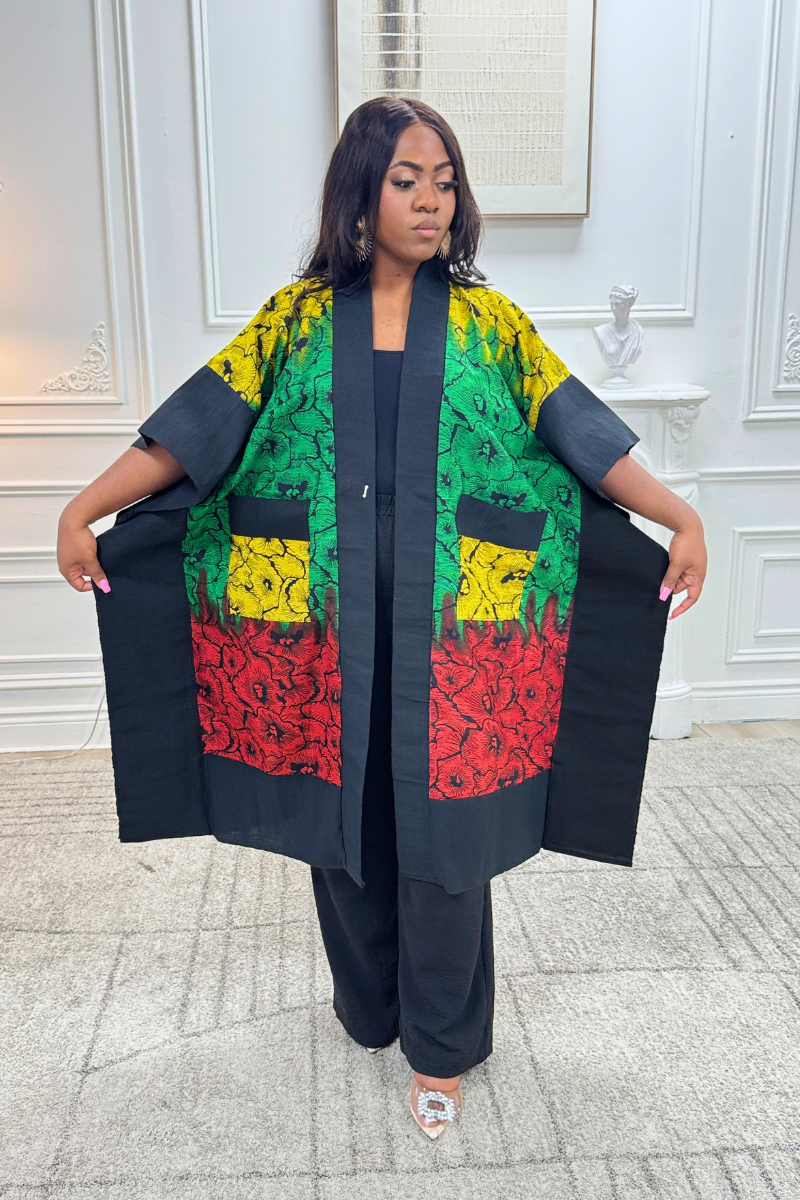Makasi Kimono Jacket - Colorful