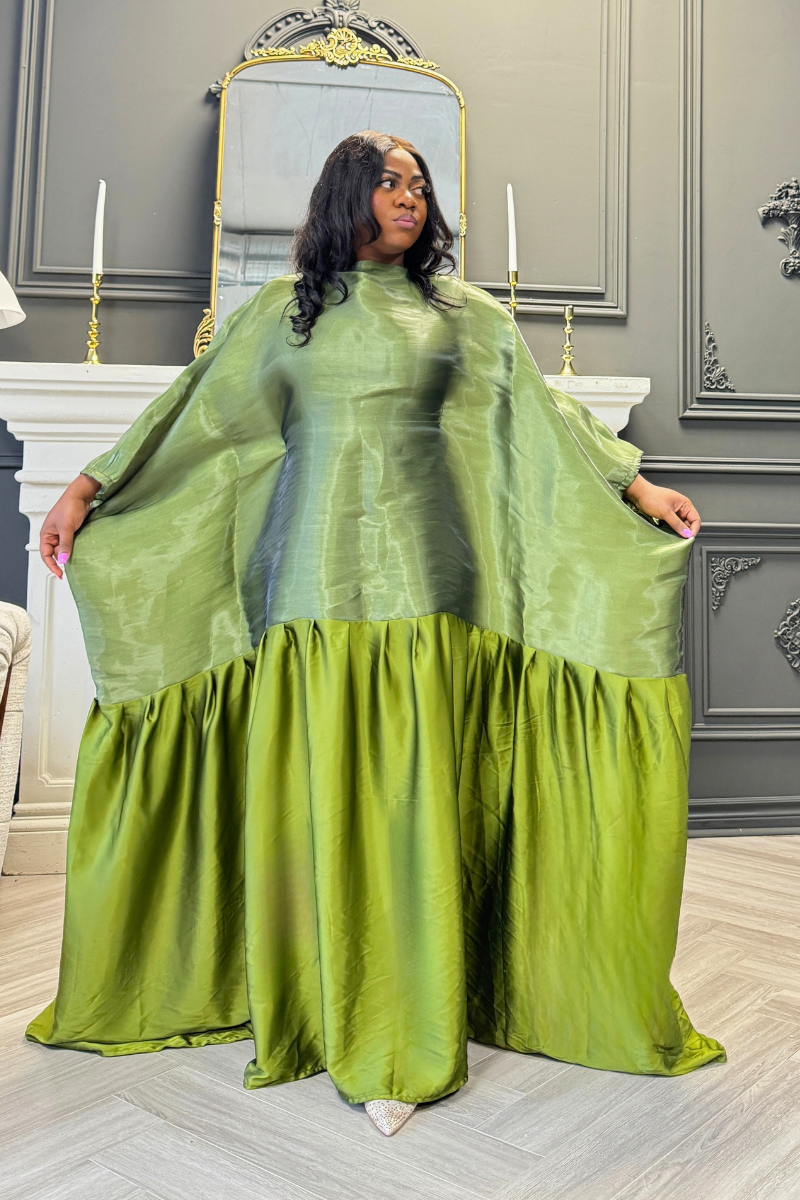 Ola Signature Boubou - Olive Green