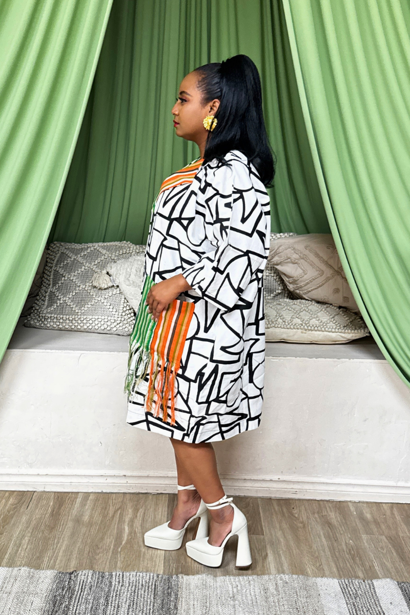 Bali Shirt Dress - White