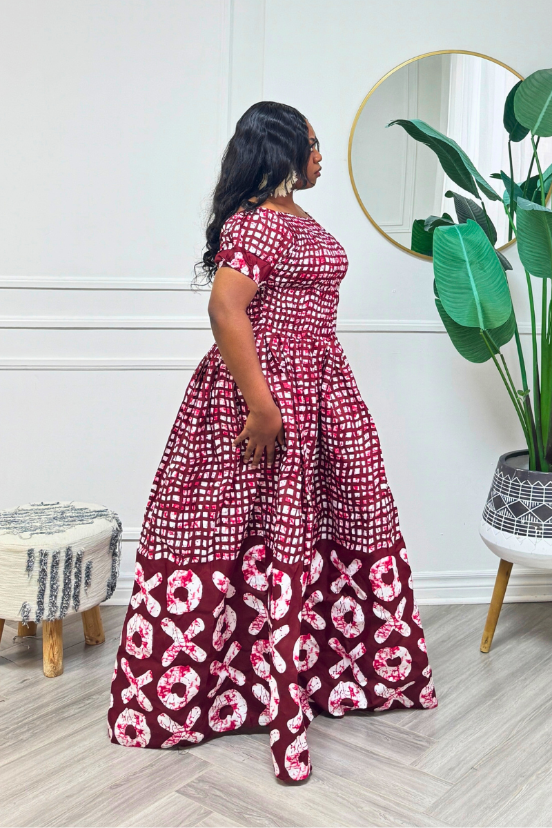 Jessy Ankara Dress