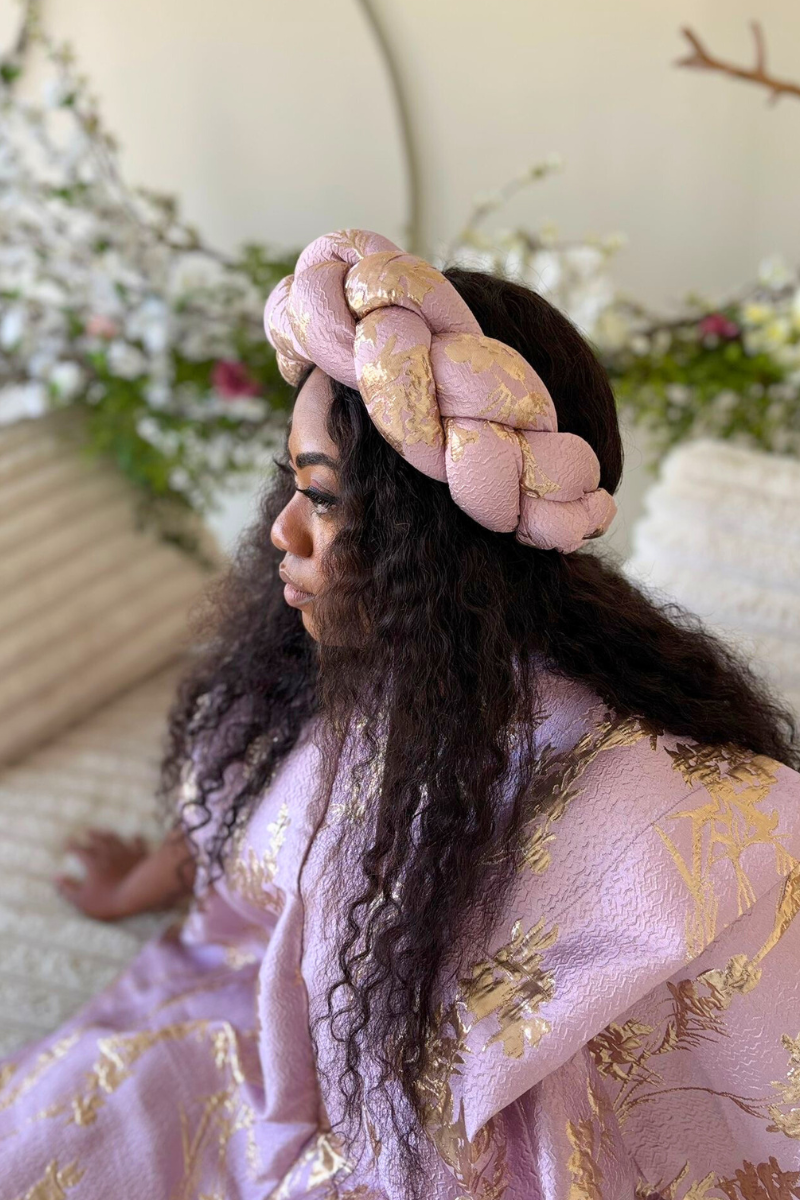 Lilac Braided Crown