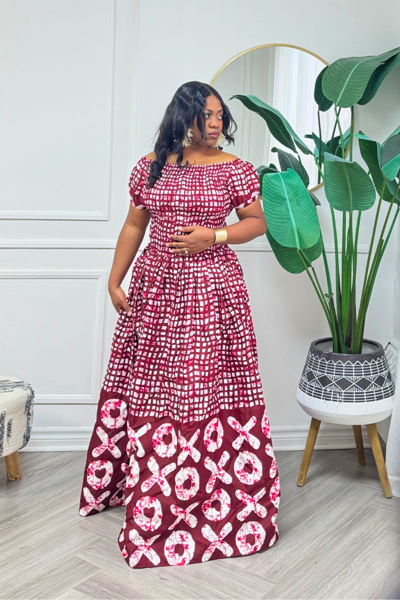 Jessy Ankara Dress