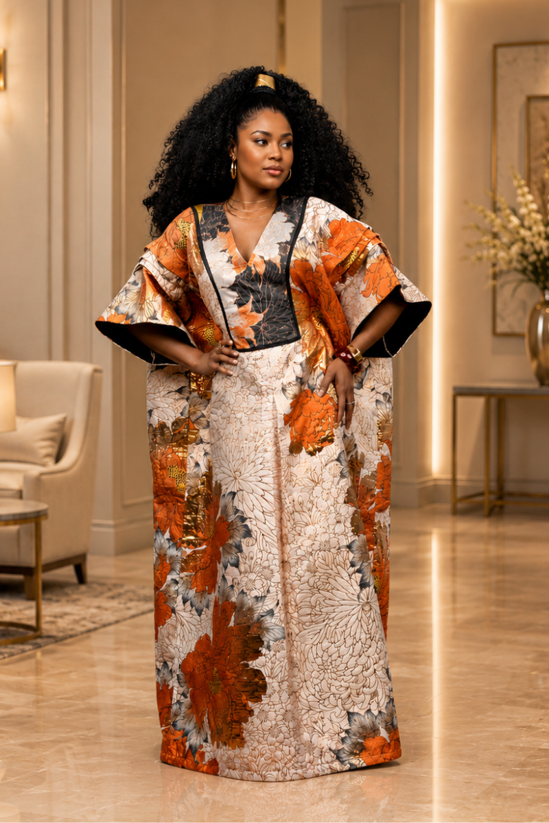 Orange Prestige Boubou