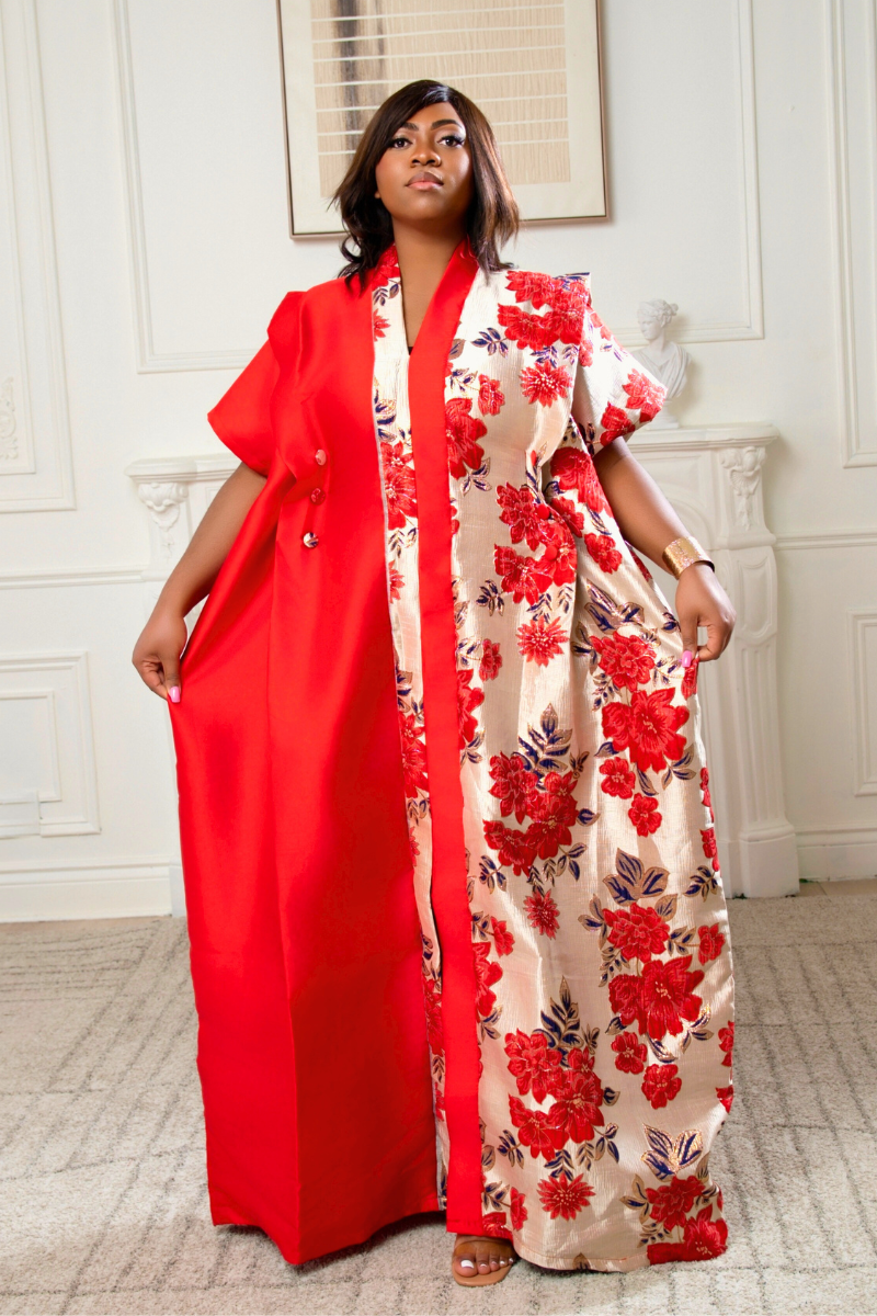 Double Ton Red Boubou