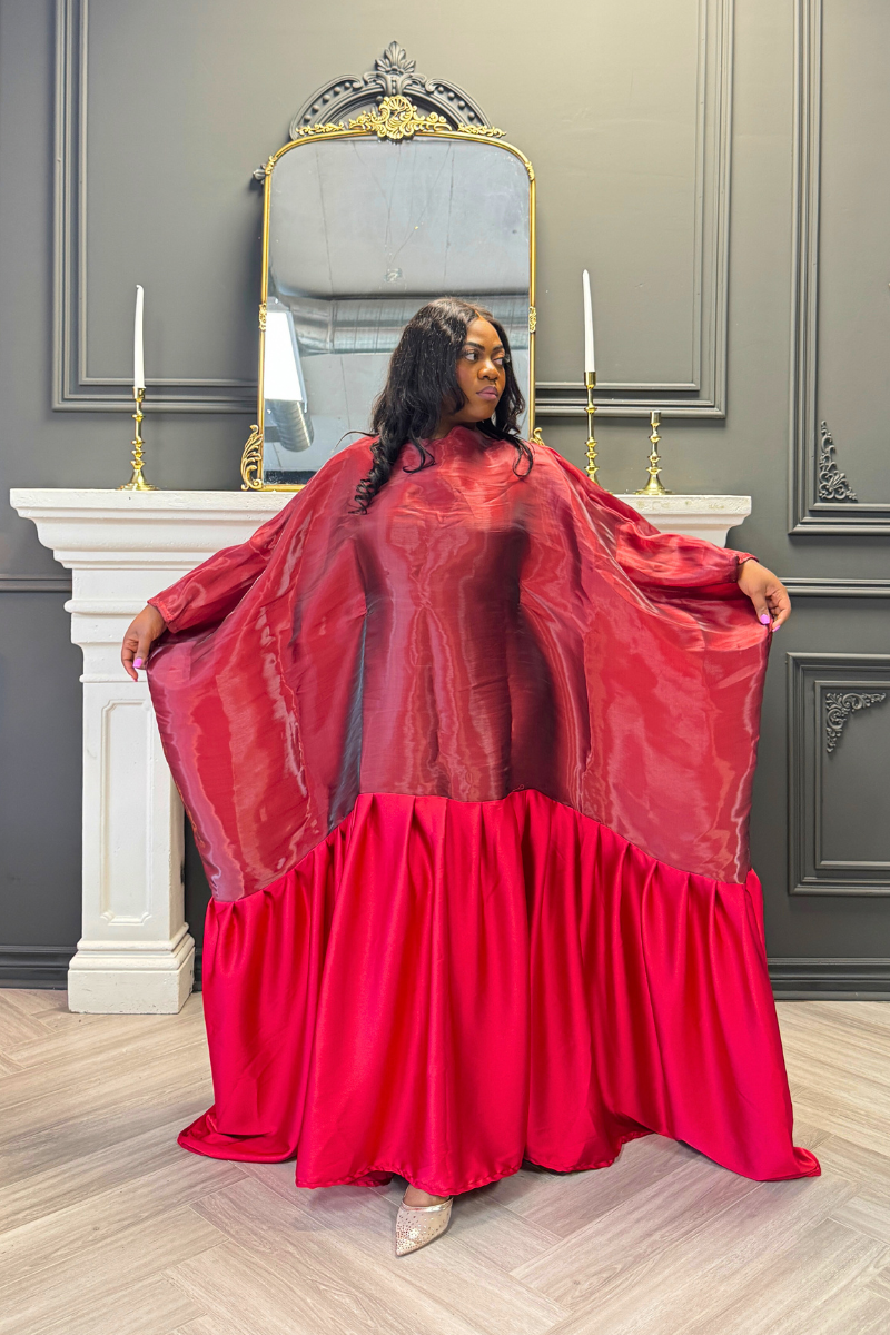 Ola Signature Boubou - Burgundy