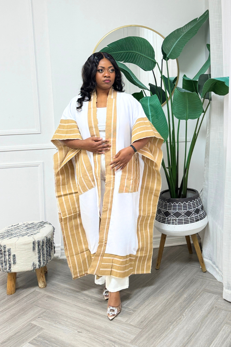 Makasi Kimono Jacket - White New