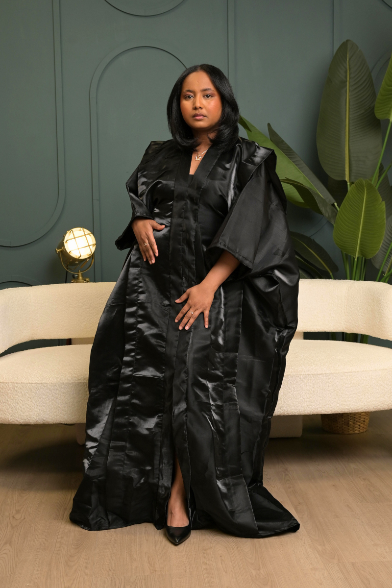 The Majestic Boubou Dress (Black)