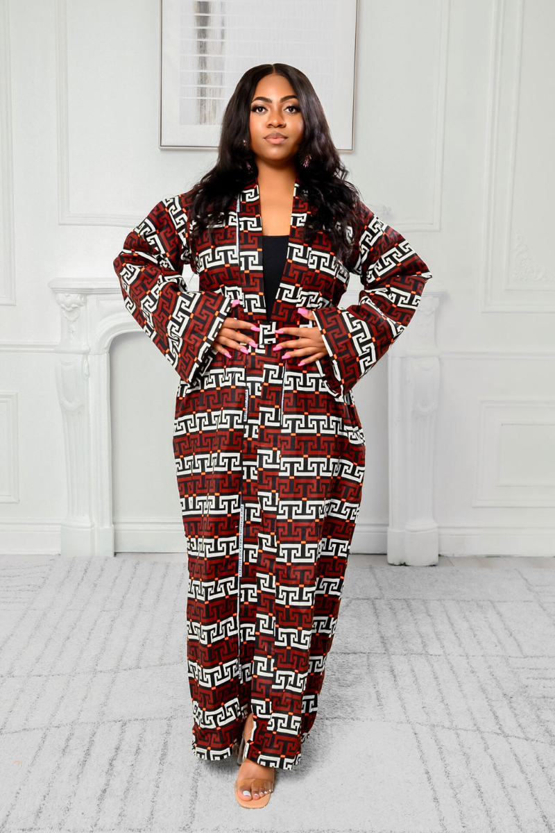 The Royal Kimono - Brown