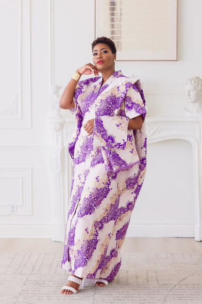 Royalty Luxury Boubou - Purple