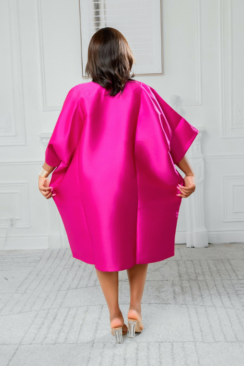 Aria Boubou Dress - Pink