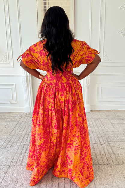 Lucy Adire Dress