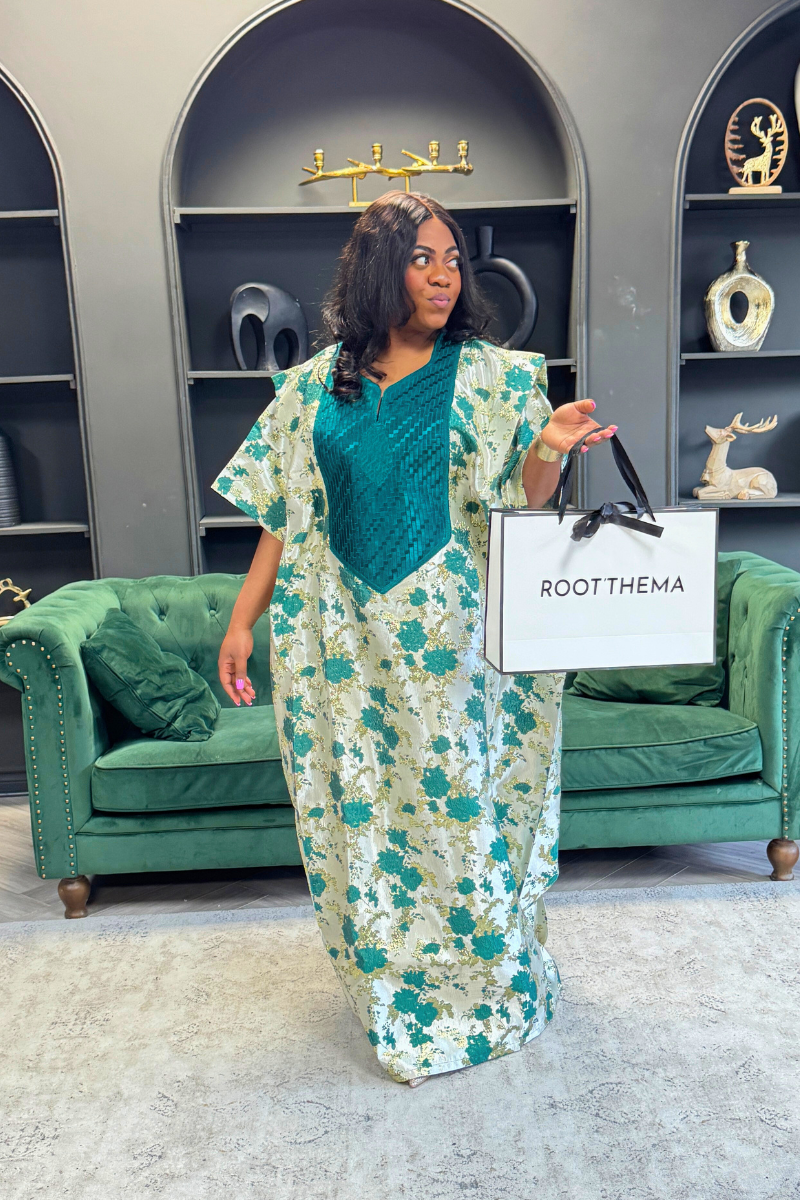Emerald Embroidered Boubou