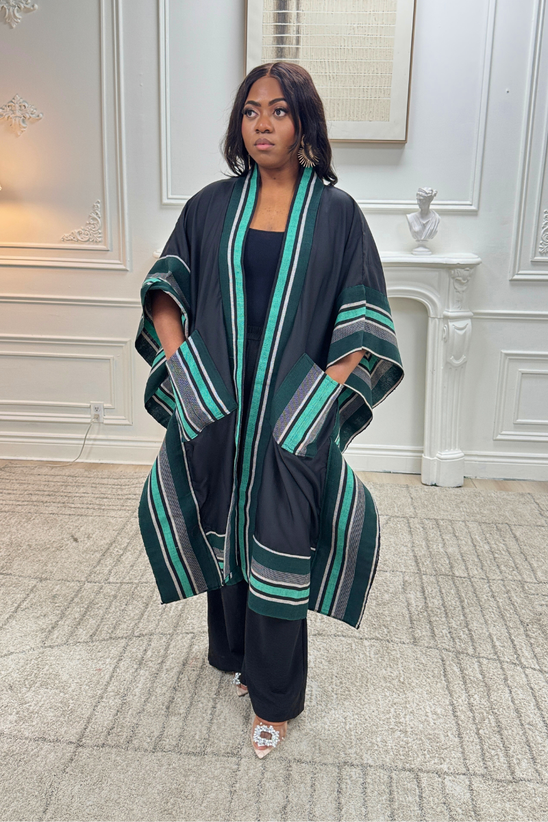 Makasi Kimono Jacket - Black