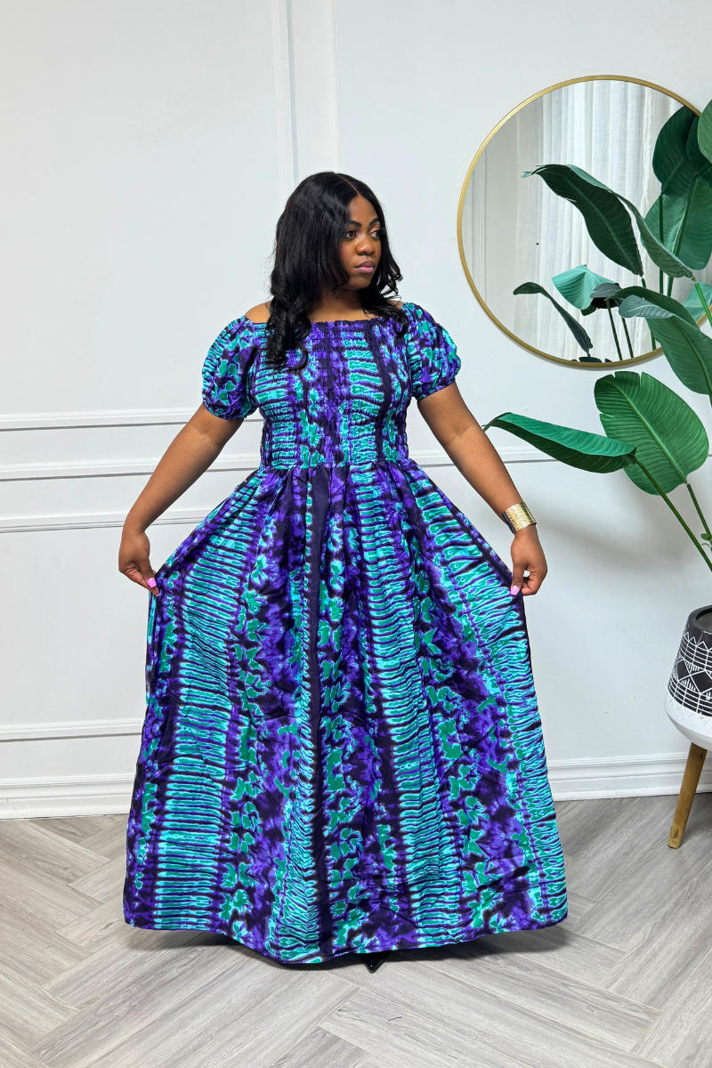 Sadey Ankara Dress