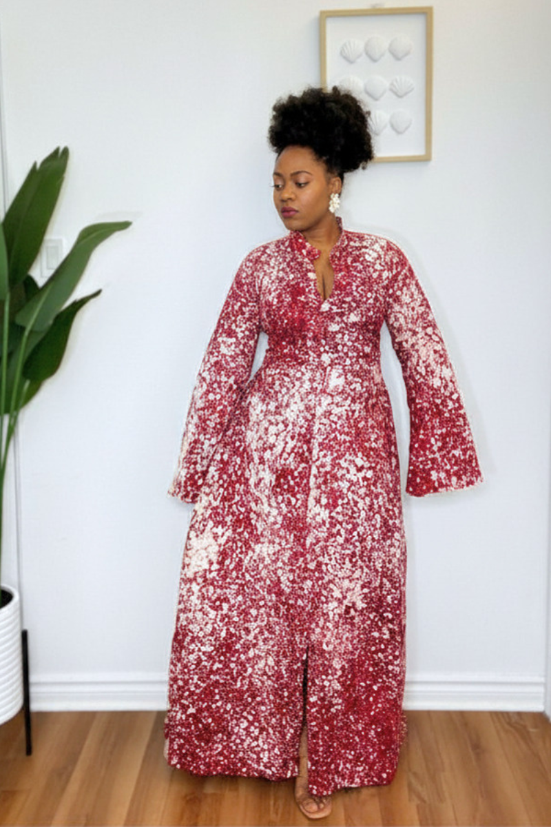 Rita Adire Dress