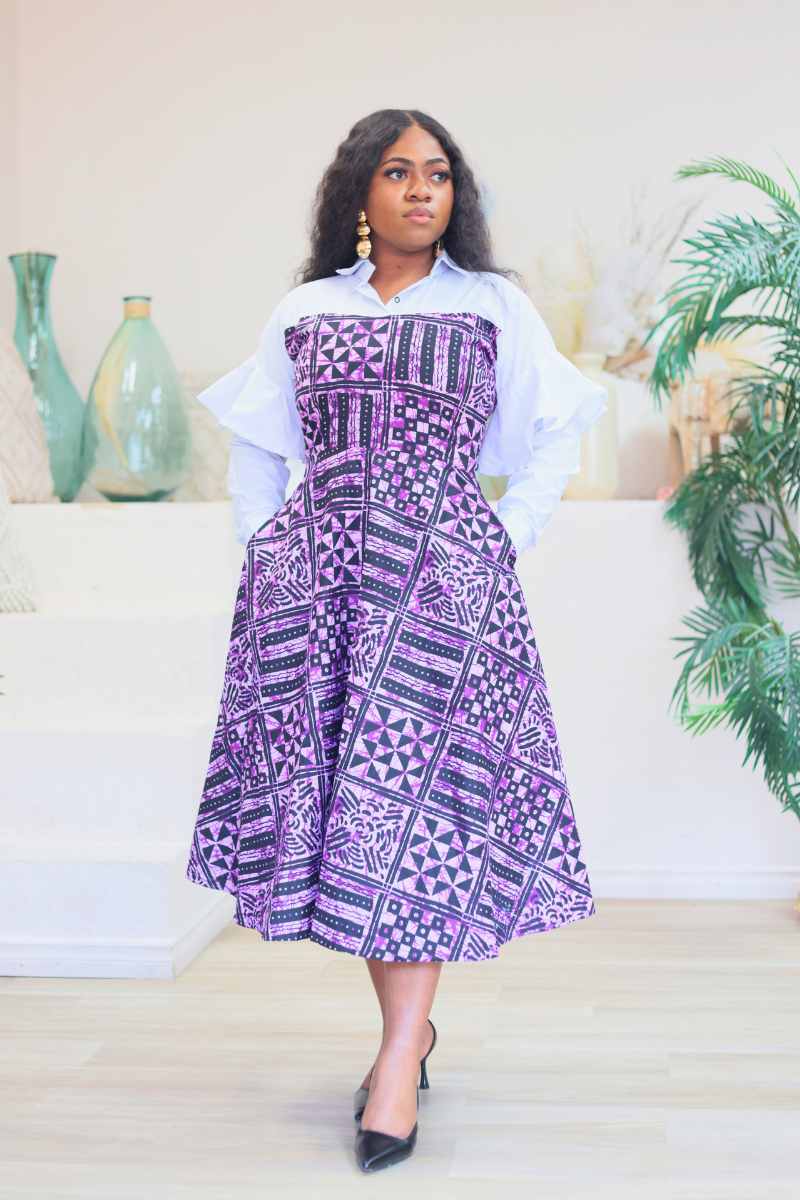 Lea Ankara Dress