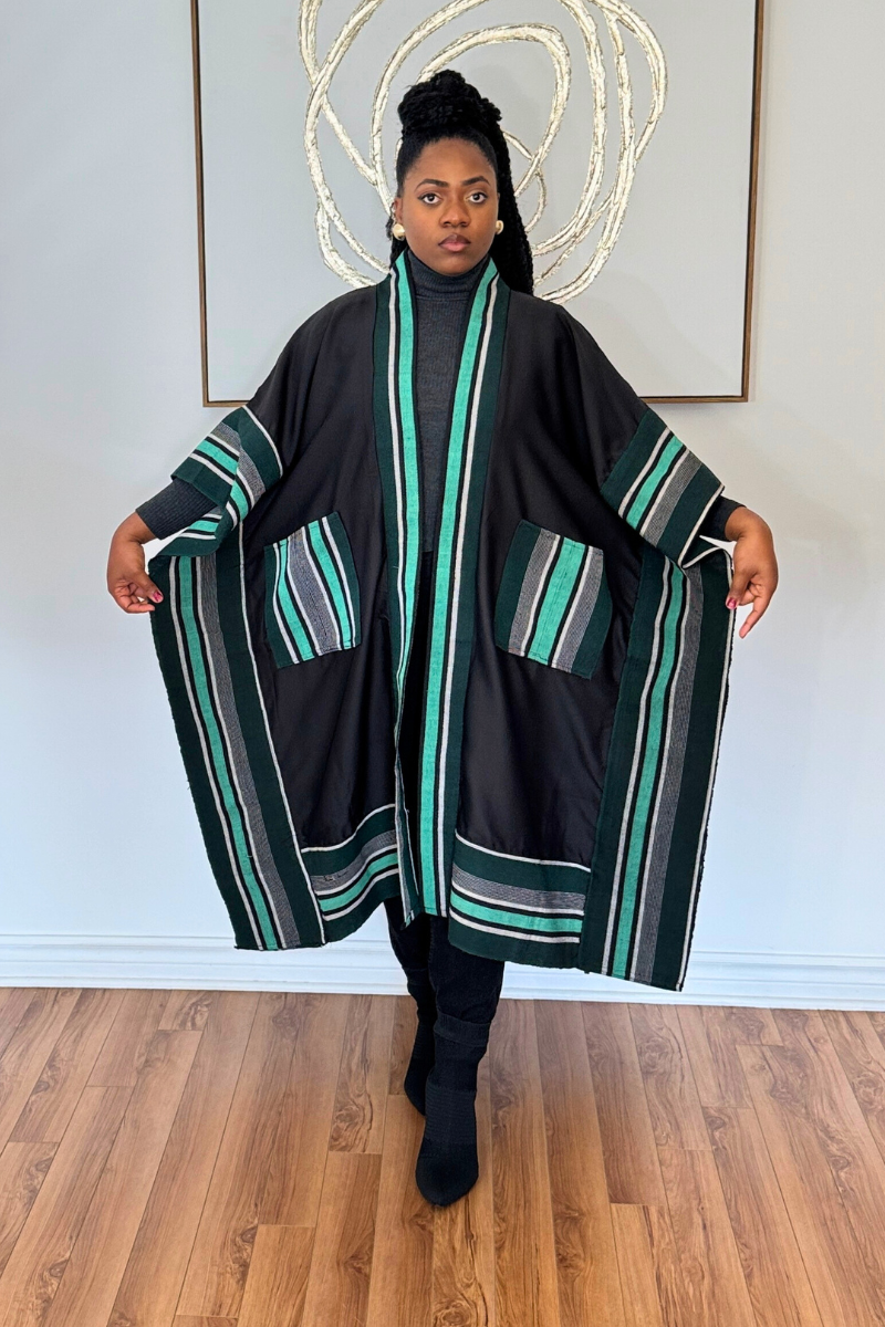 Makasi Kimono Jacket - Black