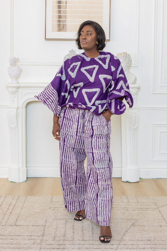 2 pieces Adire Set
