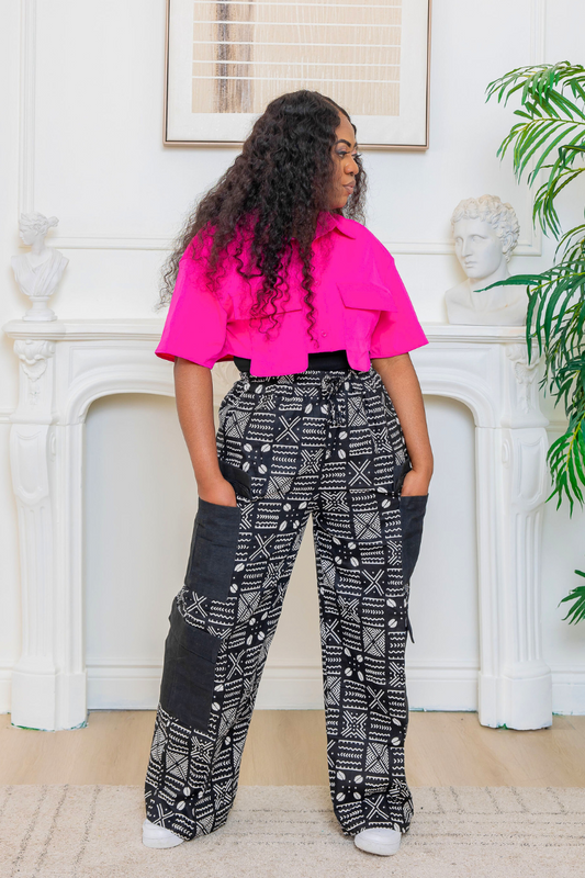 Cargo Pant Set - Black